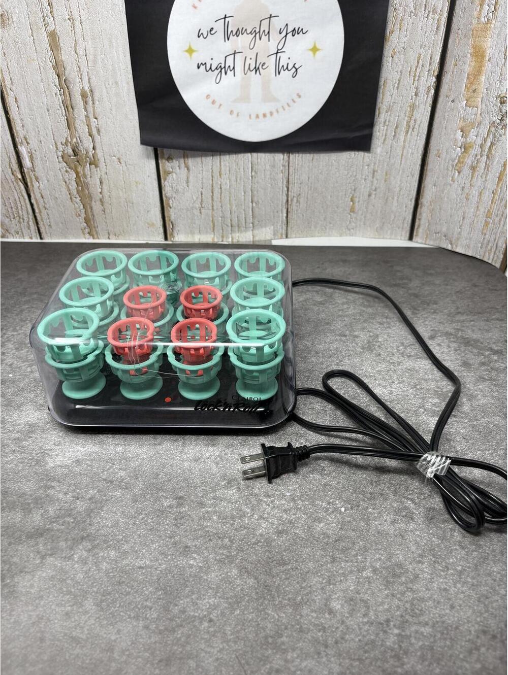 Clairol Lock n Roll Hot Rollers 12-Roller Hairsetter Magnetic Curler Set